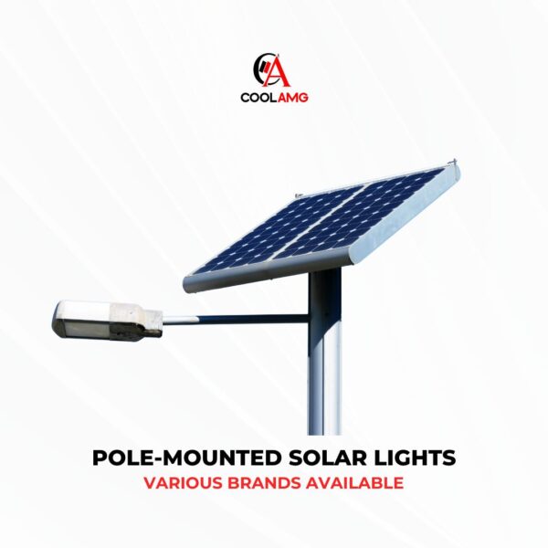 Pole-Mounted Solar Lights with Motion Sensor (3 Eyes - 15 Eyes)